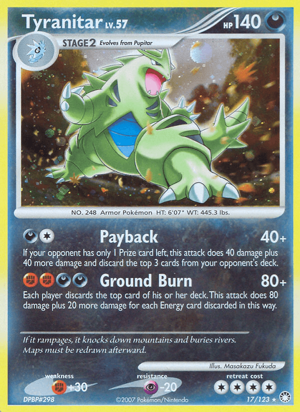 Tyranitar from Mysterious Treasures