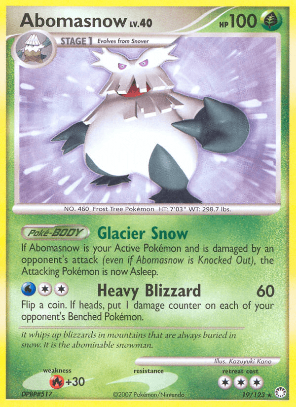 Abomasnow from Mysterious Treasures