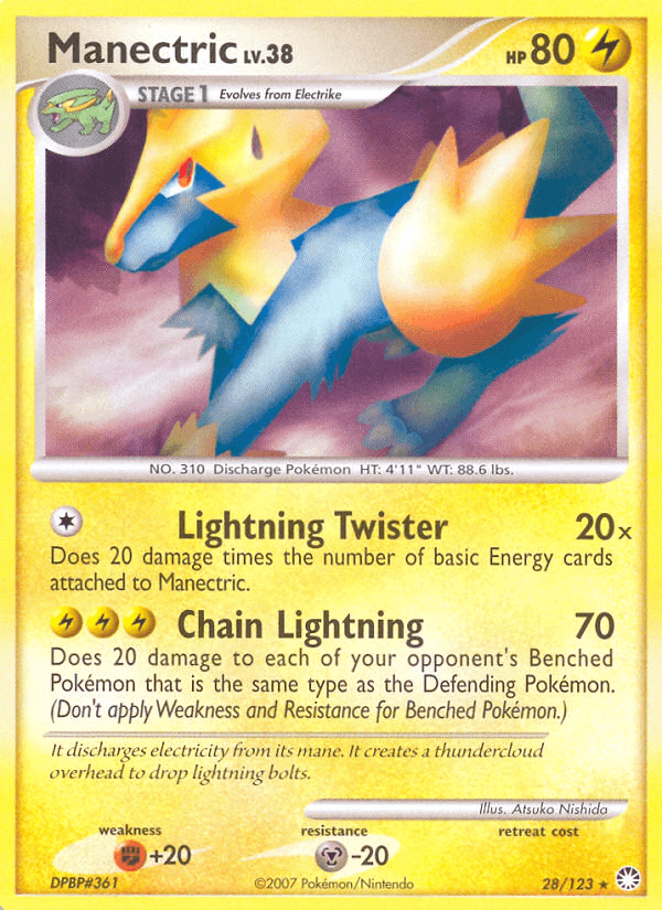 Manectric from Mysterious Treasures