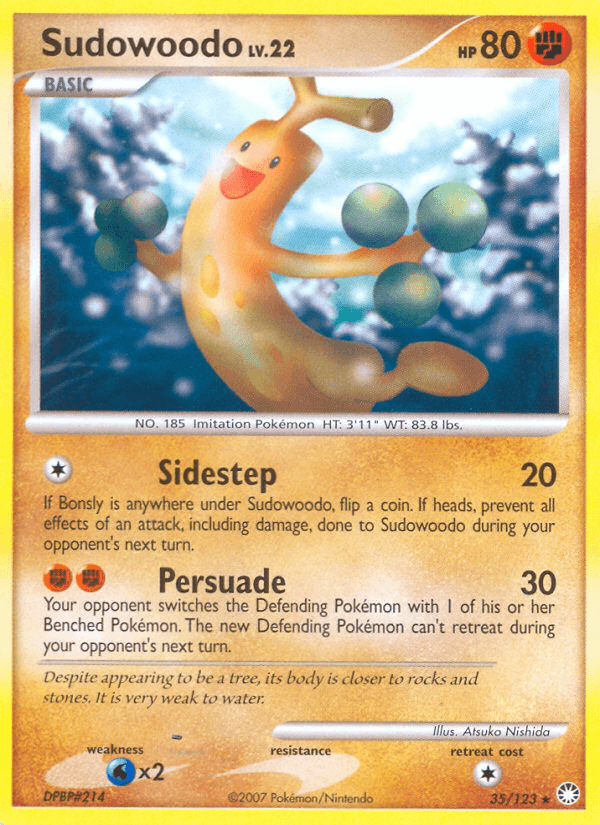 Sudowoodo from Mysterious Treasures
