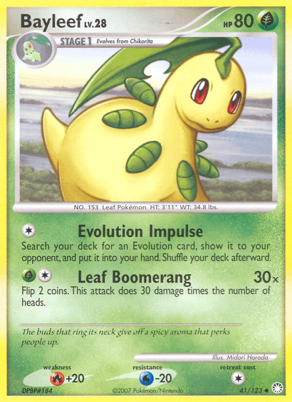 Bayleef from Mysterious Treasures