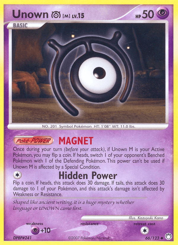 Unown [M] from Mysterious Treasures