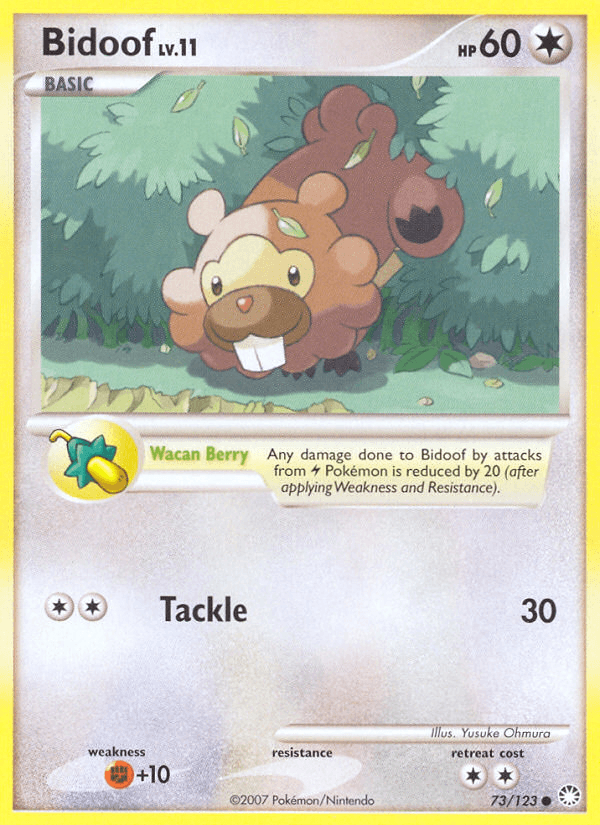 Bidoof from Mysterious Treasures