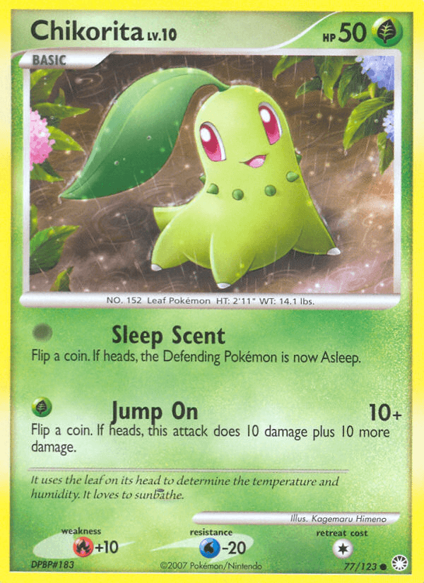 Chikorita from Mysterious Treasures