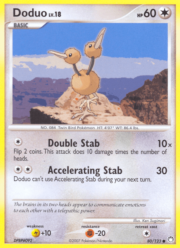 Doduo from Mysterious Treasures