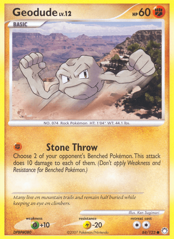 Geodude from Mysterious Treasures