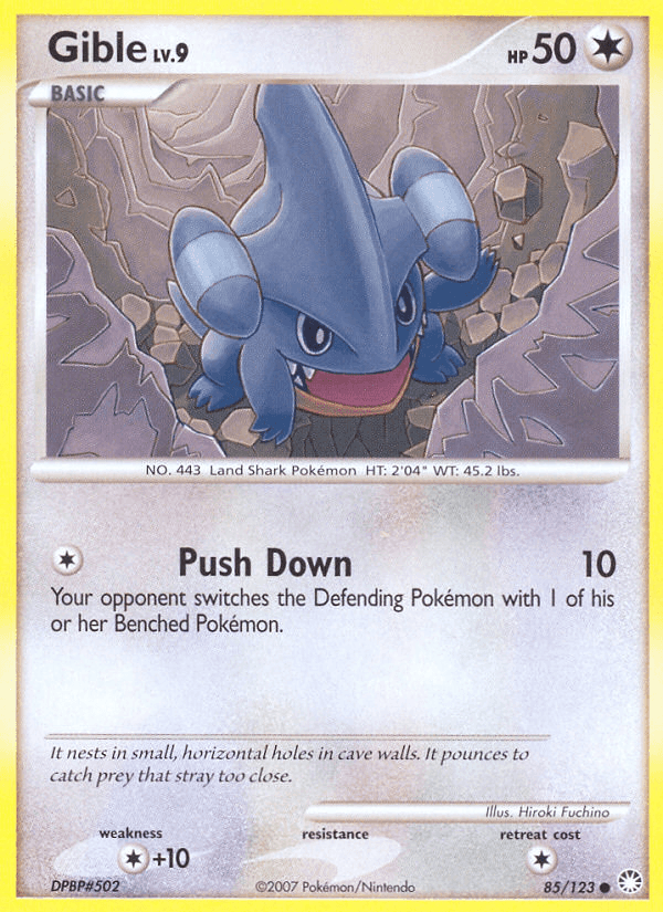 Gible from Mysterious Treasures