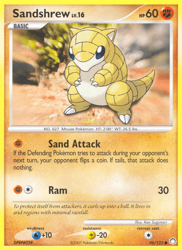 Sandshrew from Mysterious Treasures
