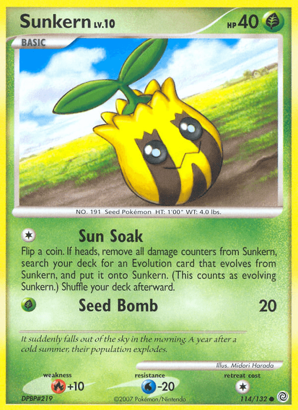 Sunkern from Secret Wonders