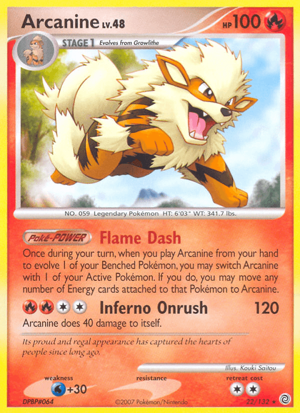 Arcanine from Secret Wonders