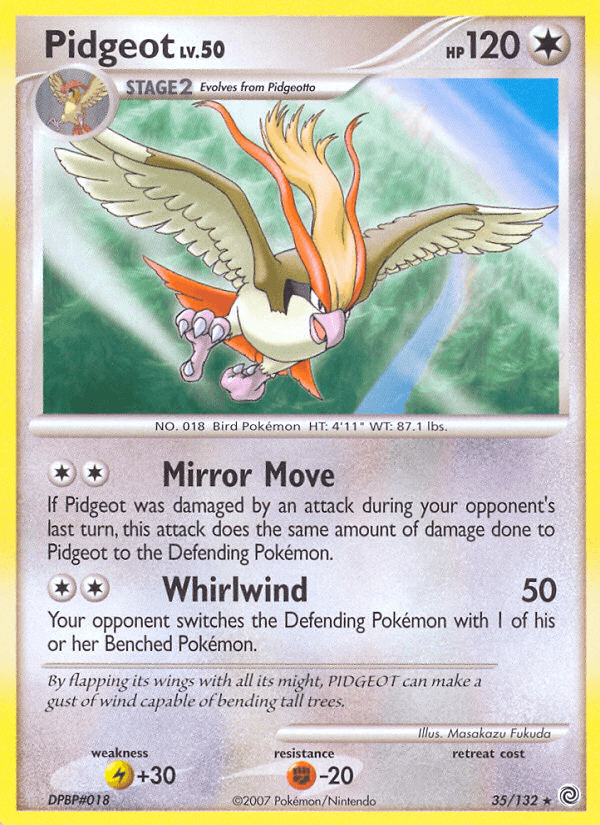 Pidgeot from Secret Wonders