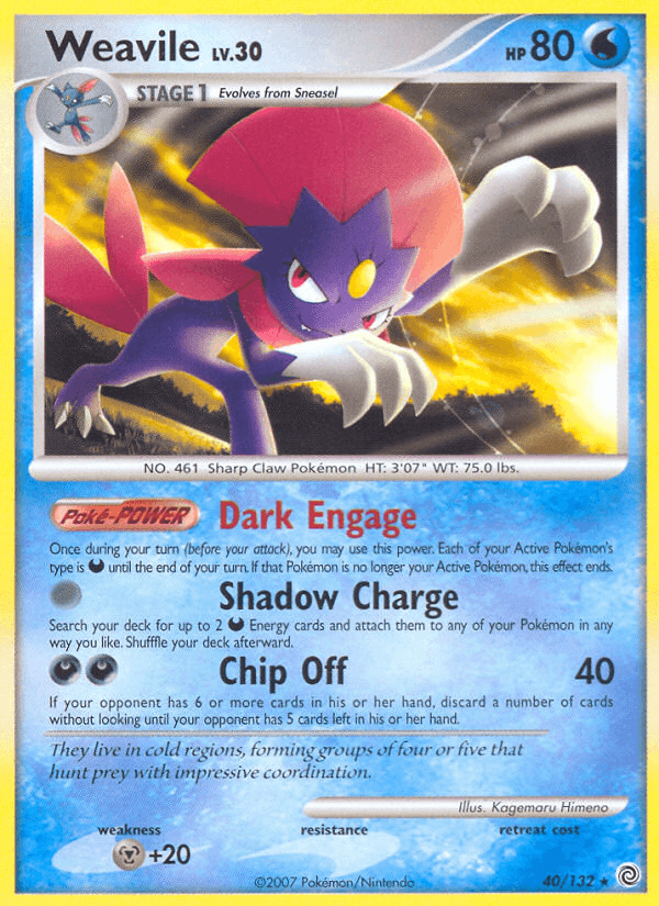 Weavile from Secret Wonders