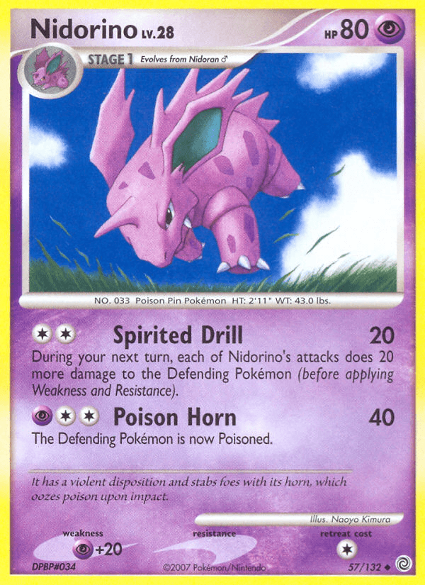Nidorino from Secret Wonders