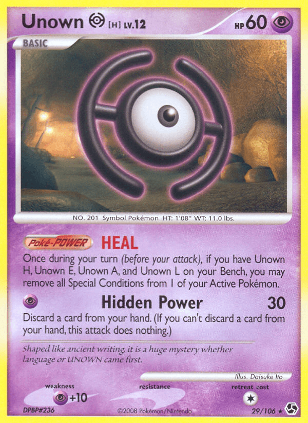 Unown [H] from Great Encounters