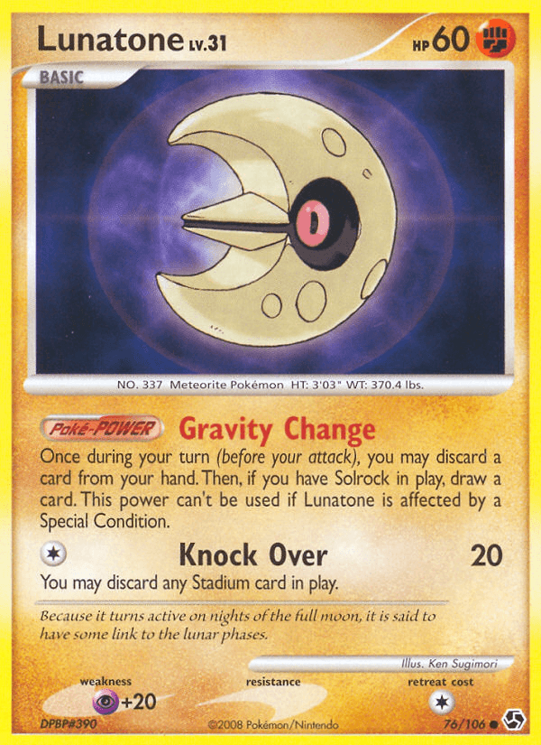 Lunatone from Great Encounters