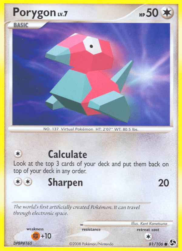 Porygon from Great Encounters