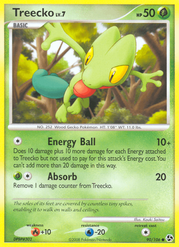 Treecko from Great Encounters