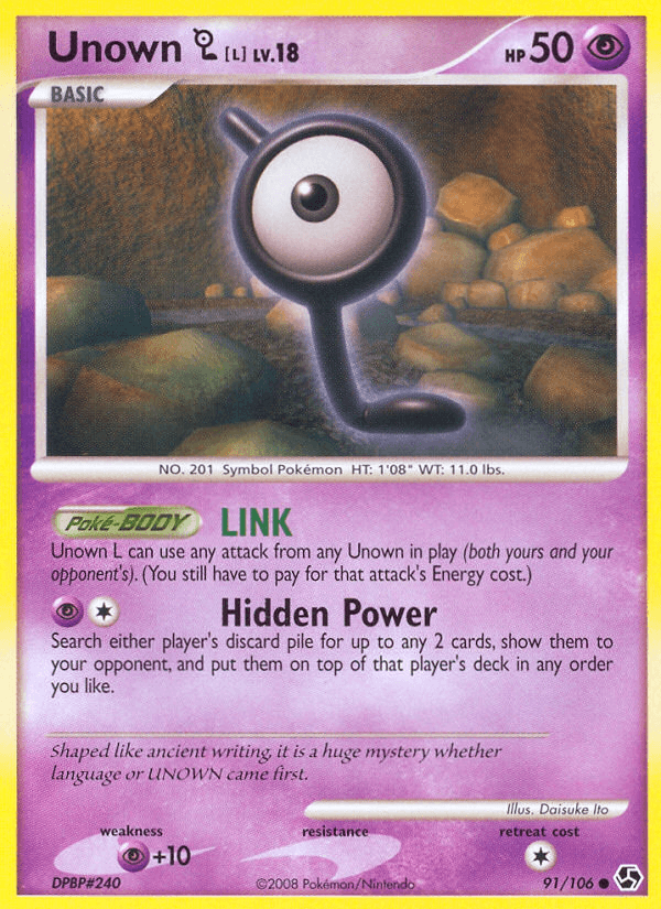 Unown [L] from Great Encounters