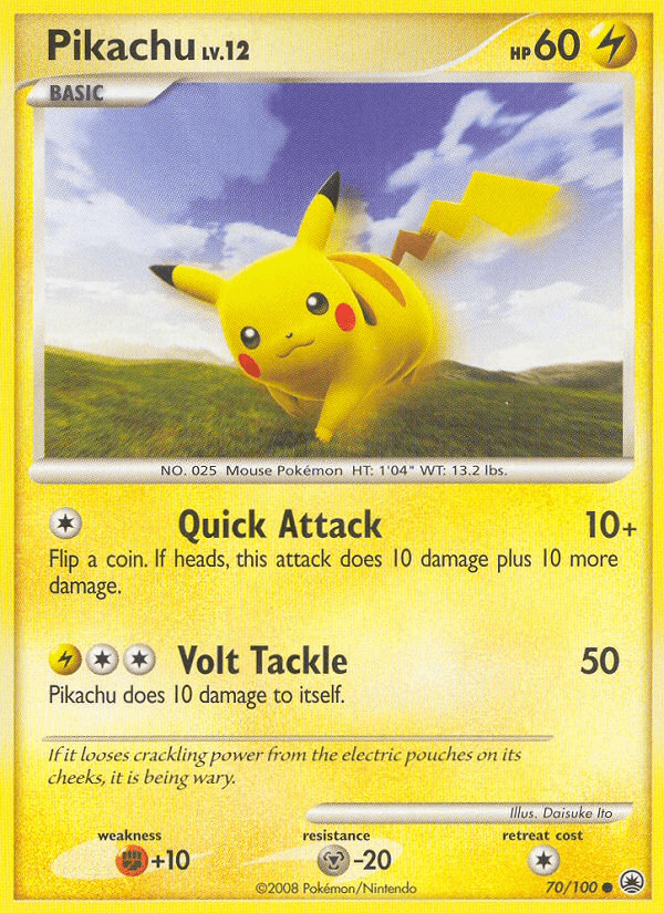 Pikachu from Majestic Dawn