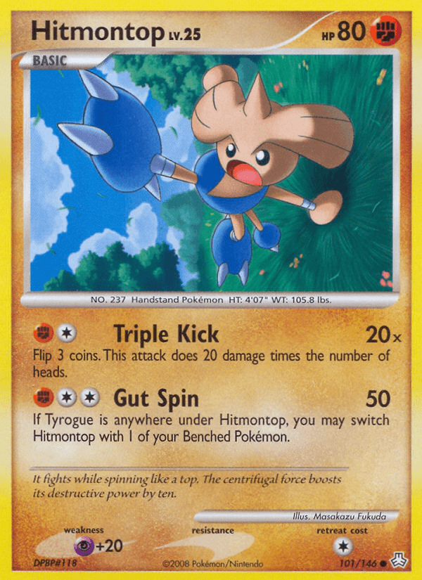 Hitmontop from Legends Awakened