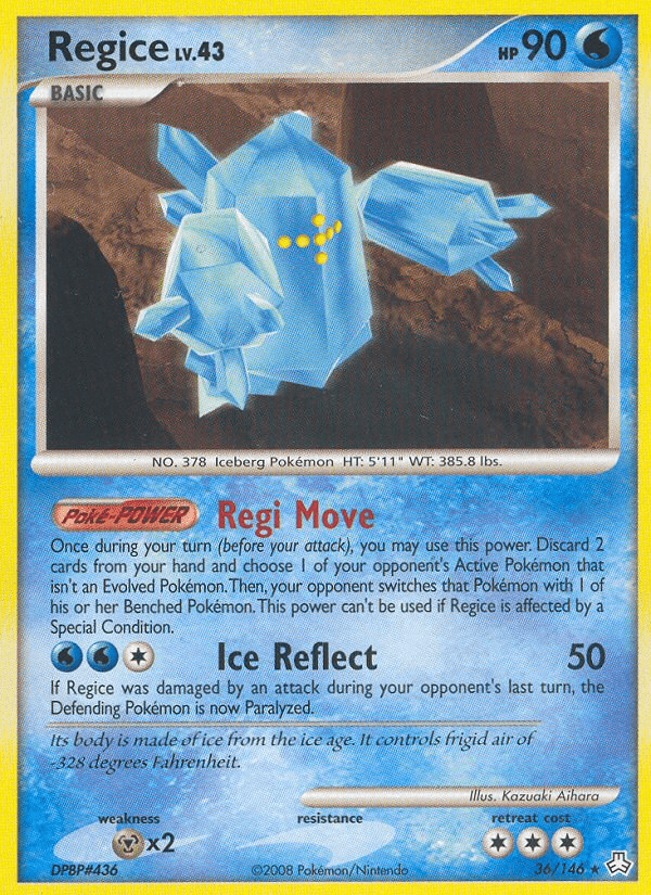 Regice from Legends Awakened