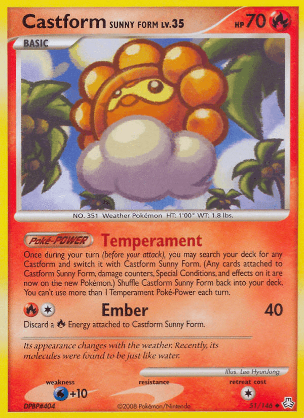 Castform Sunny Form from Legends Awakened