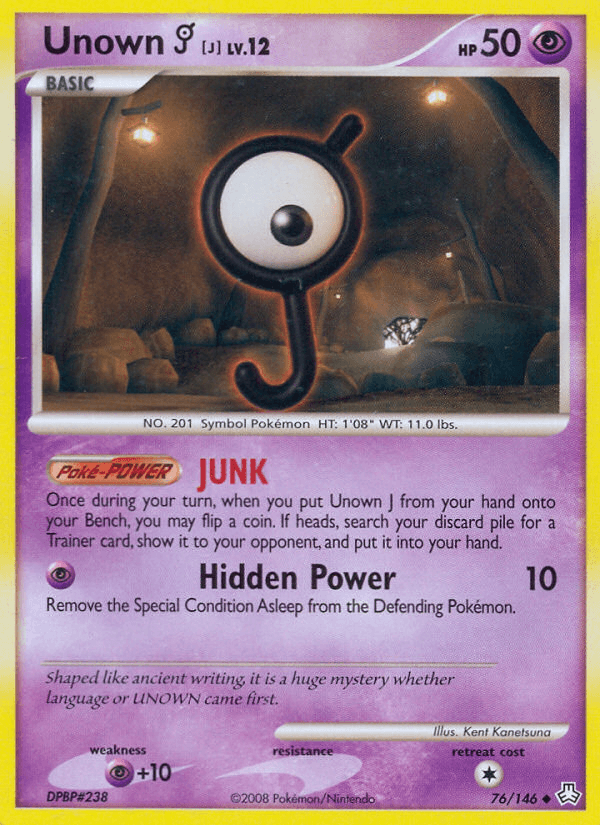 Unown [J] from Legends Awakened
