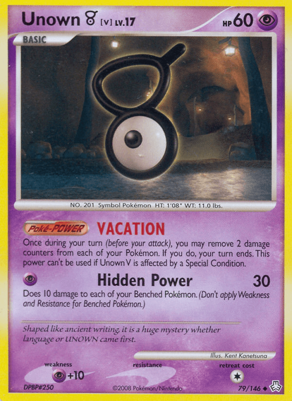Unown [V] from Legends Awakened