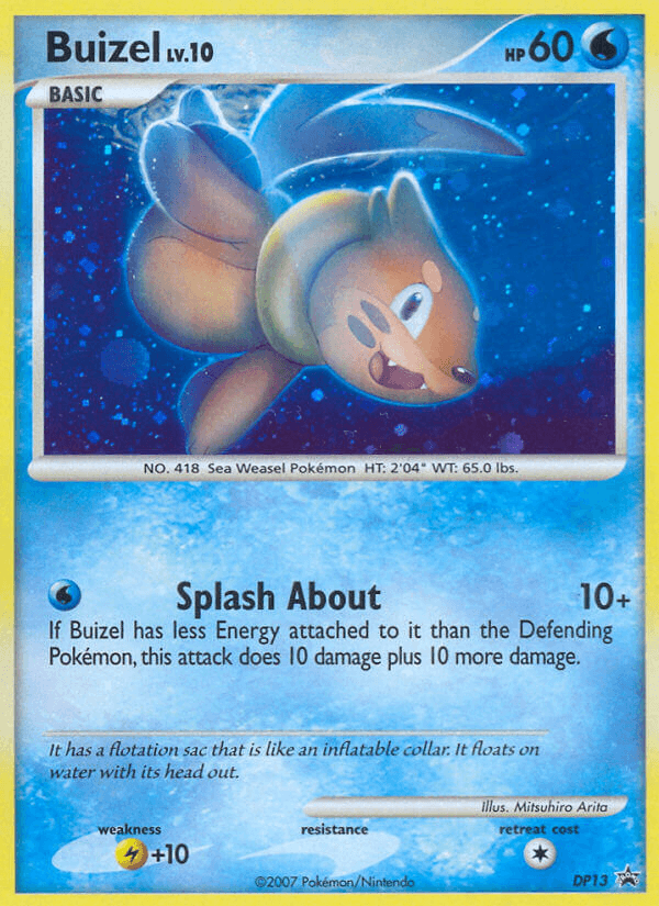 Buizel from DP Black Star Promos