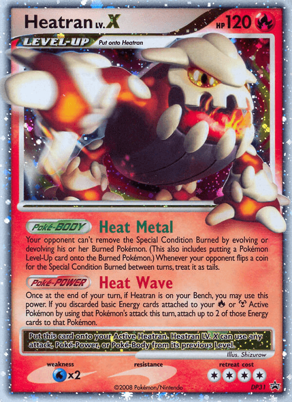 Heatran LV.X from DP Black Star Promos