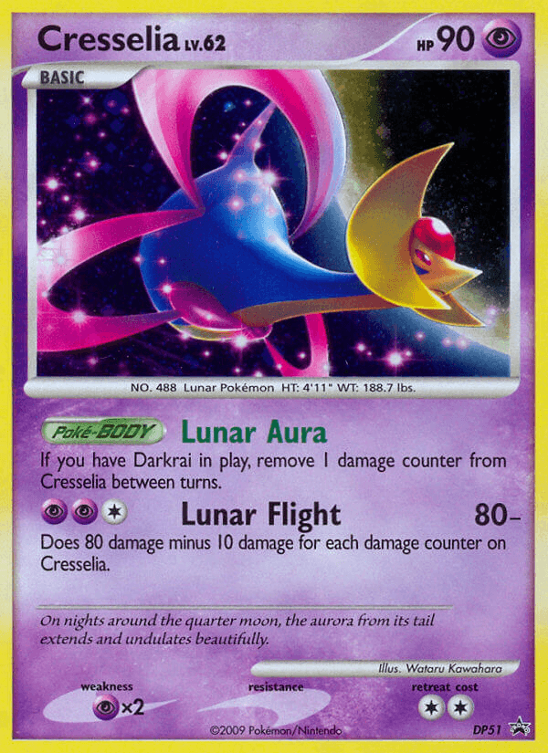 Cresselia from DP Black Star Promos