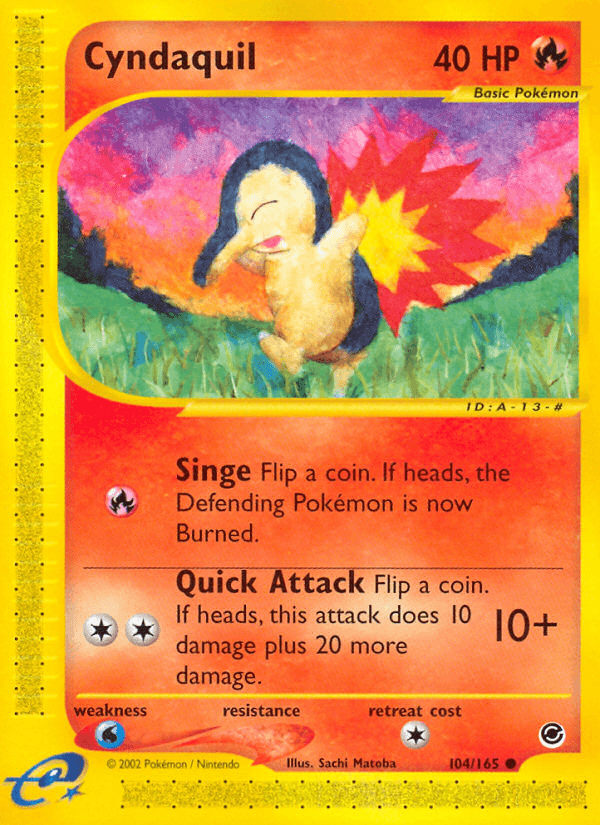 Cyndaquil from Expedition Base Set