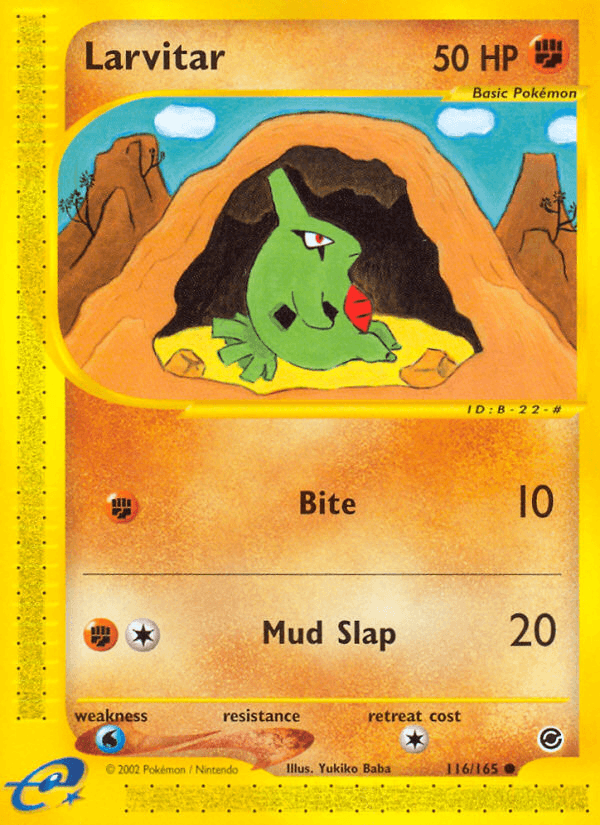 Larvitar from Expedition Base Set