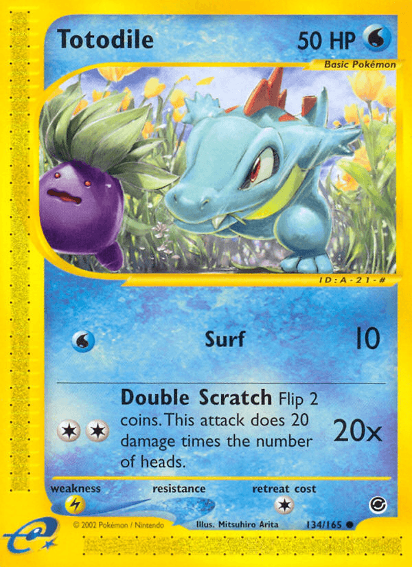 Totodile from Expedition Base Set