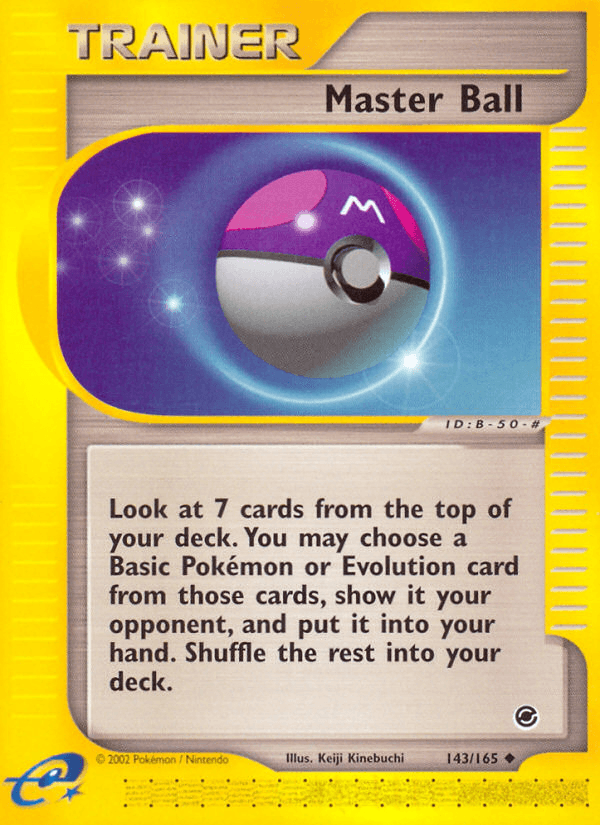 Master Ball from Expedition Base Set