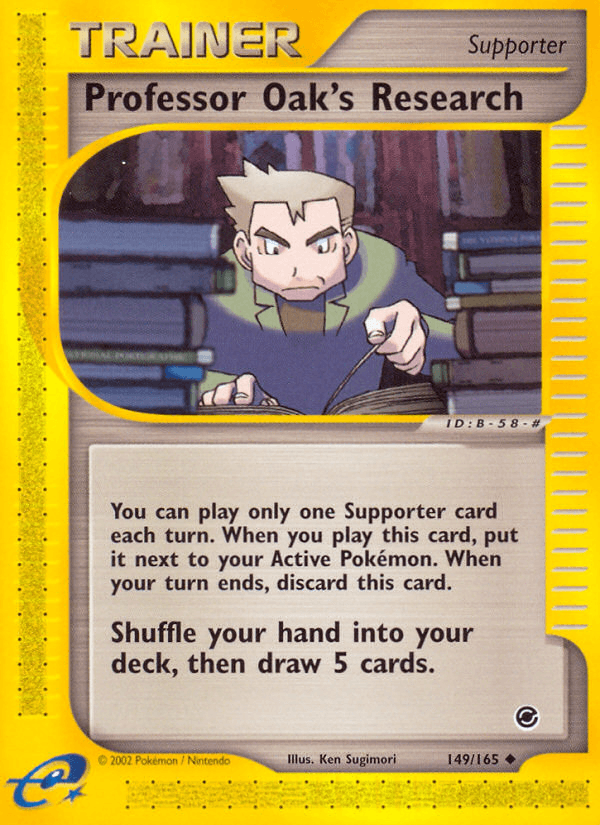 Professor Oak's Research from Expedition Base Set