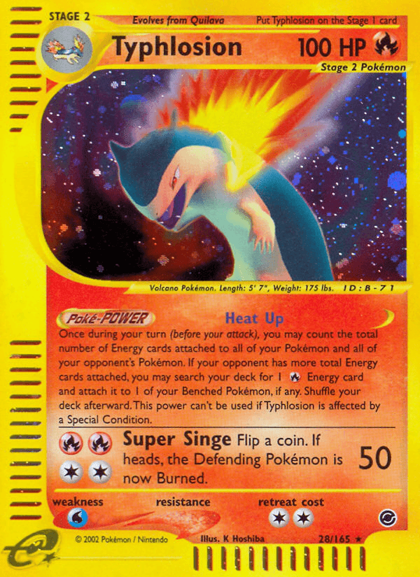 Typhlosion from Expedition Base Set