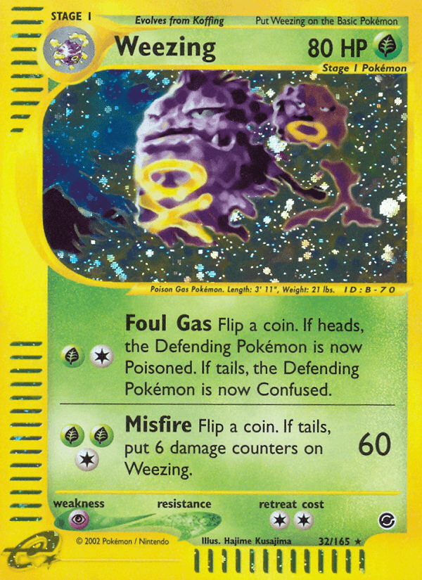 Weezing from Expedition Base Set