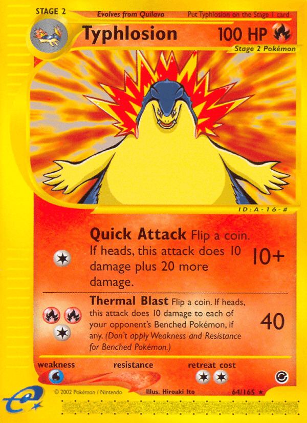 Typhlosion from Expedition Base Set