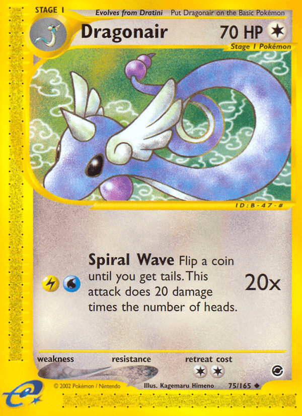 Dragonair from Expedition Base Set