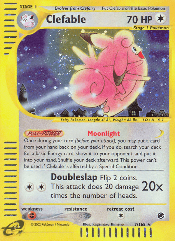 Clefable from Expedition Base Set