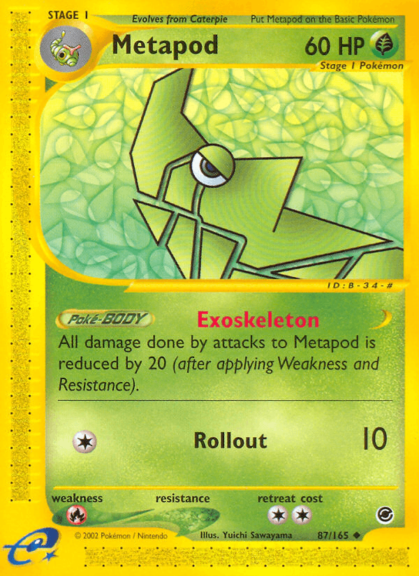 Metapod from Expedition Base Set