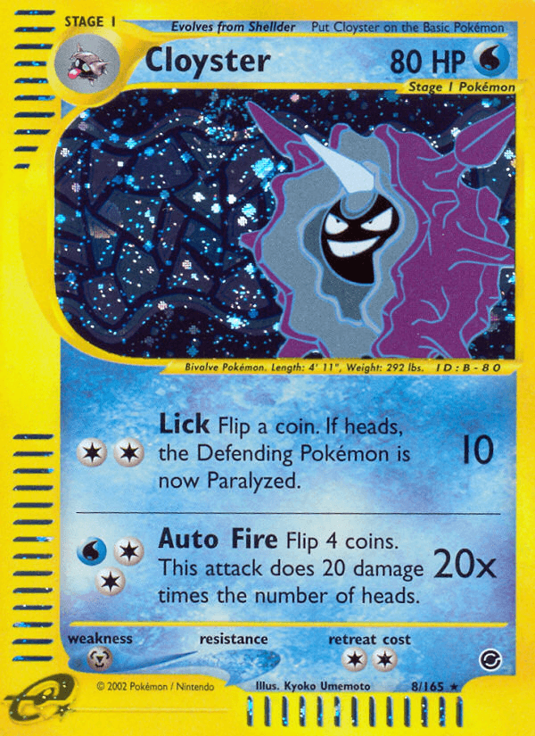 Cloyster from Expedition Base Set