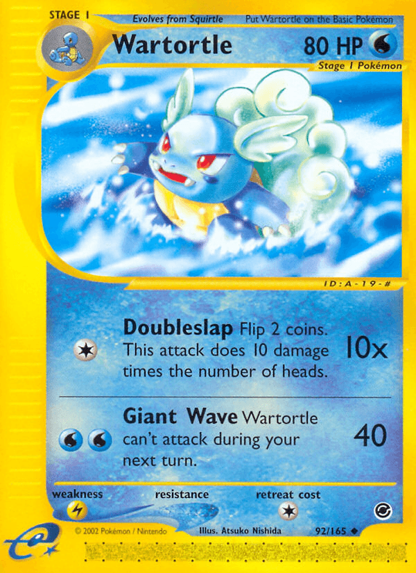 Wartortle from Expedition Base Set