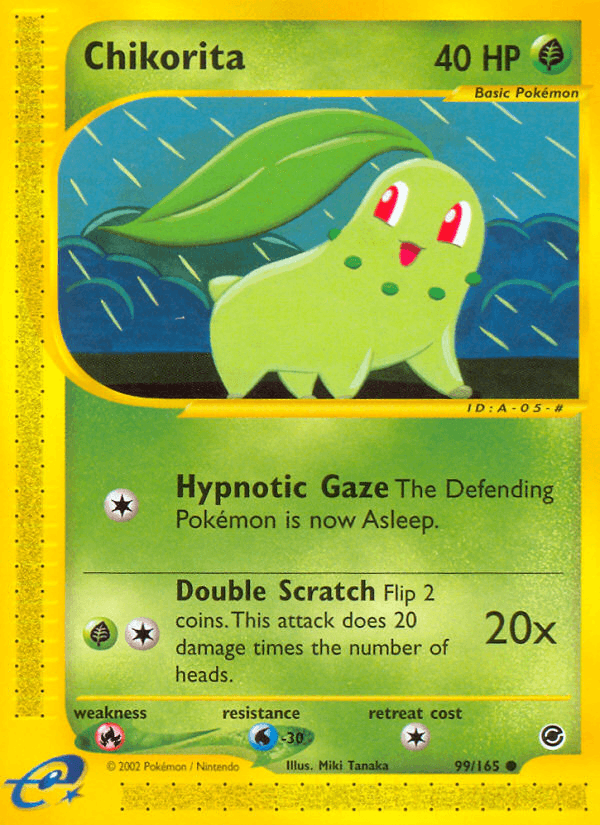 Chikorita from Expedition Base Set