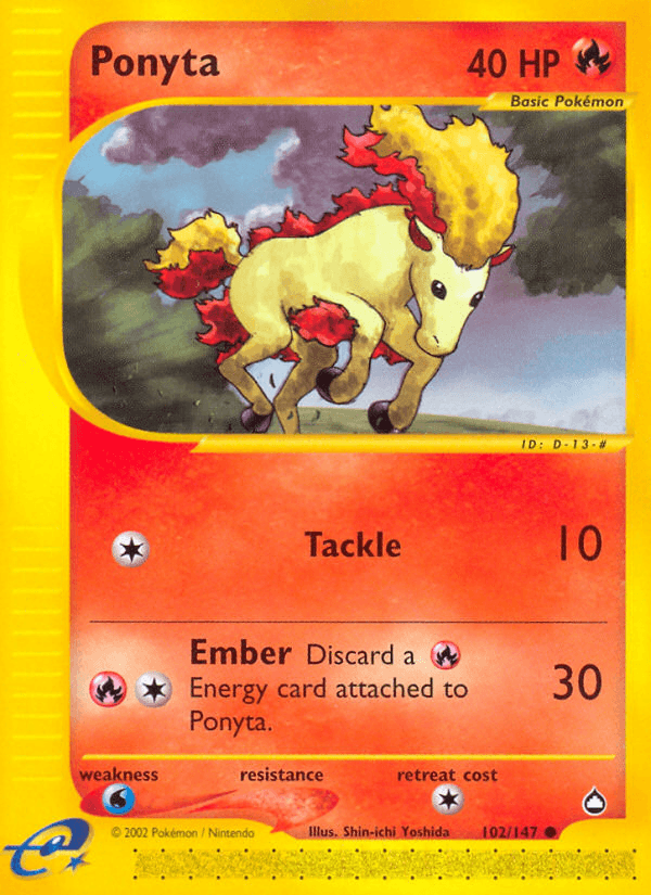Ponyta from Aquapolis
