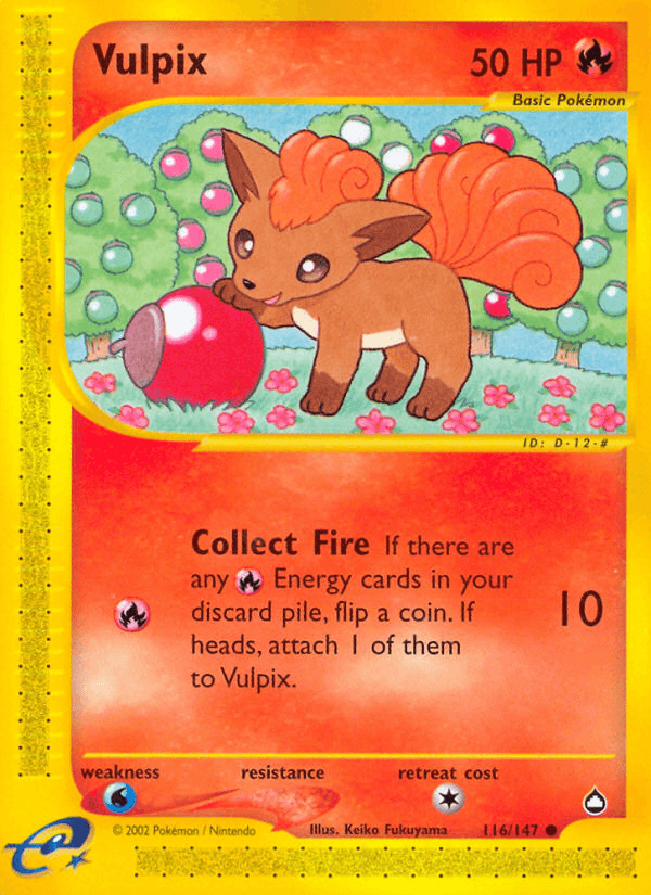 Vulpix from Aquapolis