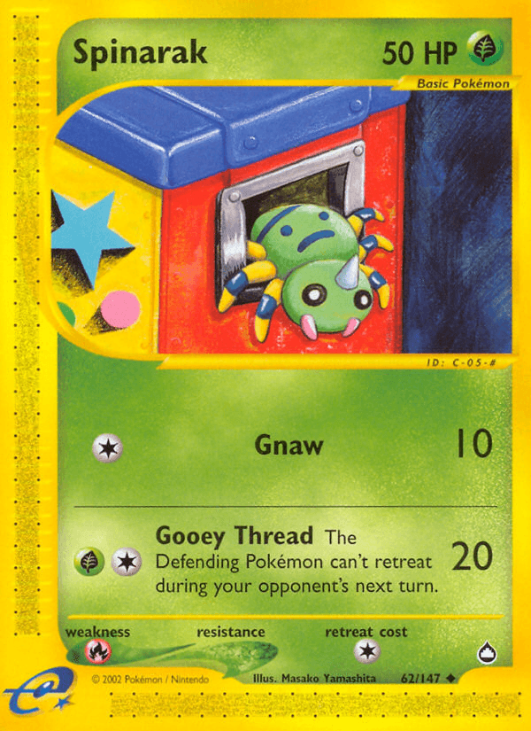 Spinarak from Aquapolis