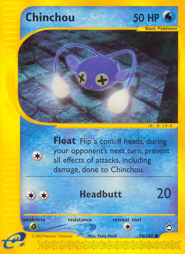 Chinchou from Aquapolis