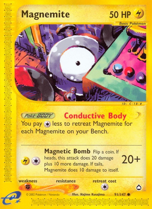 Magnemite from Aquapolis
